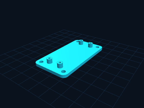 Raspberry Pi Pico Mounting Plate